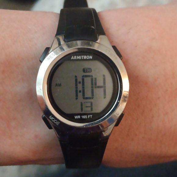 Ladies Armitron Sport Watch Black - Picture 4 of 5